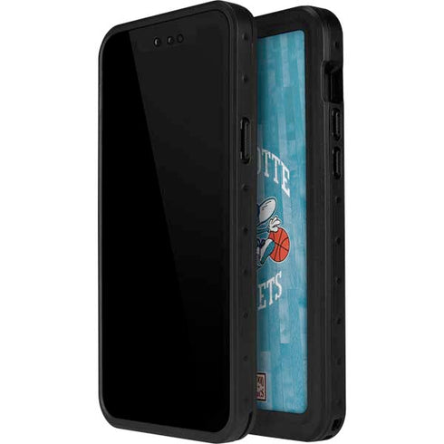 NBA Charlotte Hornets Hardwood Classics iPhone 15 Plus Waterproof Case
